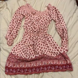 off the shoulder dress